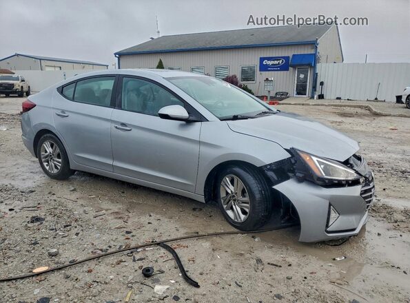 KMHD84LF8LU038280 2020 HYUNDAI ELANTRA Серебряный Передняя правая четверть