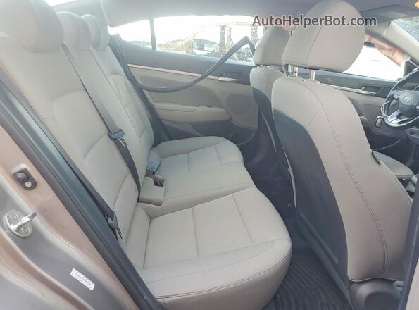 KMHD84LF8LU893979 2020 HYUNDAI ELANTRA Silver Widok tylnych siedzeń