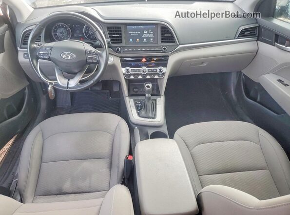 KMHD84LF8LU893979 2020 HYUNDAI ELANTRA Silver Widok deski rozdzielczej