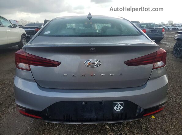 KMHD84LF8LU893979 2020 HYUNDAI ELANTRA Silver Widok z tyłu