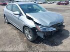 2020 Hyundai Elantra Sel Silver vin: KMHD84LF8LU929377
