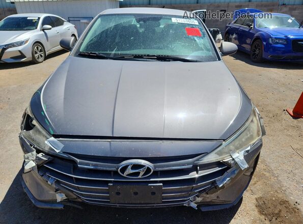 KMHD84LF8LU937043 2020 HYUNDAI ELANTRA Серый Вид спереди