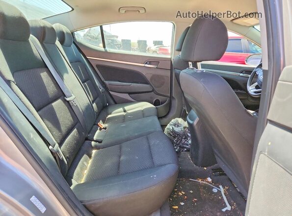 KMHD84LF8LU937043 2020 HYUNDAI ELANTRA Серый Вид задних сидений
