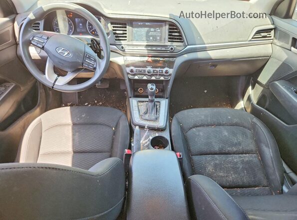 KMHD84LF8LU937043 2020 HYUNDAI ELANTRA Серый Вид панели приборов