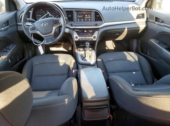 KMHD84LFXJU524358 2018 HYUNDAI ELANTRA Серый Вид панели приборов