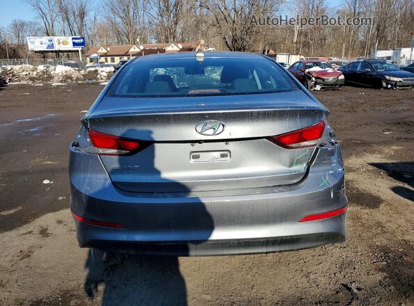 KMHD84LFXJU524358 2018 HYUNDAI ELANTRA Серый Вид сзади