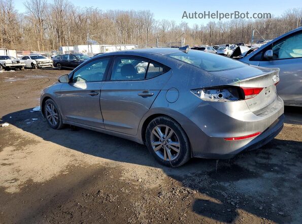 KMHD84LFXJU524358 2018 HYUNDAI ELANTRA Серый Задняя левая четверть