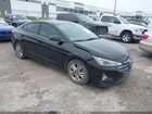 2019 Hyundai Elantra Sel Black vin: KMHD84LFXKU793462