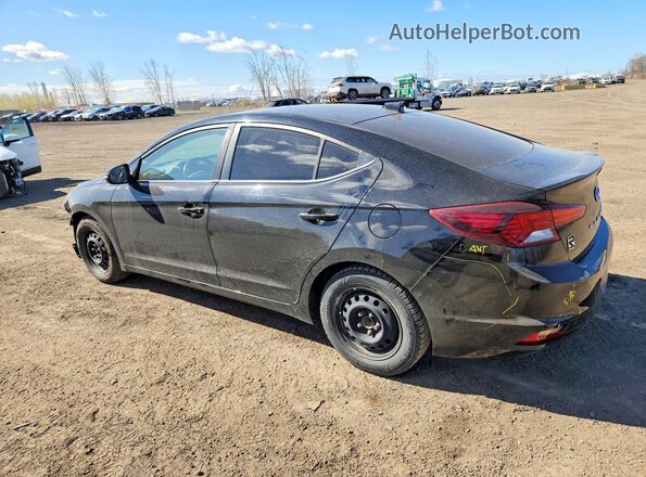 KMHD84LFXLU061673 2020 HYUNDAI ELANTRA Черный Задняя левая четверть