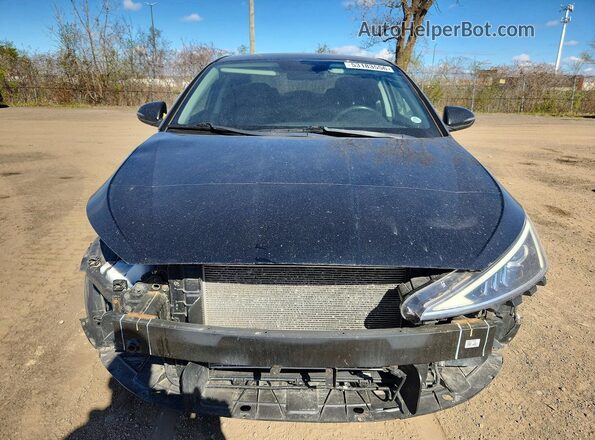 KMHD84LFXLU061673 2020 HYUNDAI ELANTRA Черный Вид спереди