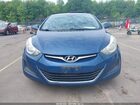 2016 Hyundai Elantra Se Синий vin: KMHDH4AE0GU543245