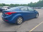 2016 Hyundai Elantra Se Синий vin: KMHDH4AE0GU543245