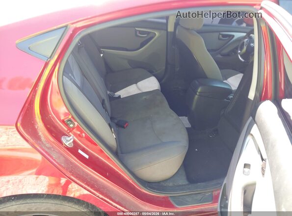 KMHDH4AE1GU598884 2016 HYUNDAI ELANTRA Красный Вид наклейки с VIN-кодом