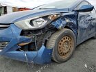 2016 Hyundai Elantra Se Синий vin: KMHDH4AE4GU618352