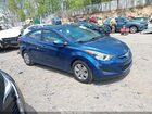 2016 Hyundai Elantra Se Blue vin: KMHDH4AE7GU570460