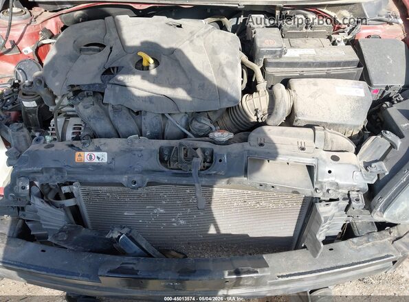 KMHDH4AE7GU637803 2016 HYUNDAI ELANTRA Red Вид ззаду
