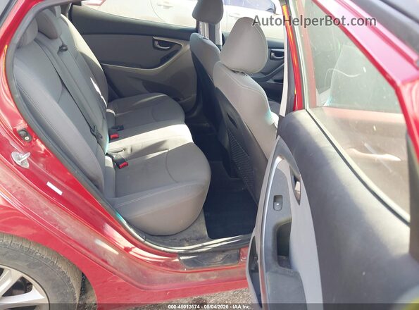 KMHDH4AE7GU637803 2016 HYUNDAI ELANTRA Red Вид наклейки з VIN-кодом