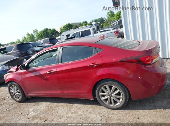 KMHDH4AE7GU637803 2016 HYUNDAI ELANTRA Red Панорамний вид салону 360°