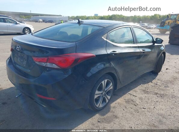 KMHDH4AH0GU521269 2016 HYUNDAI ELANTRA Black Rear right