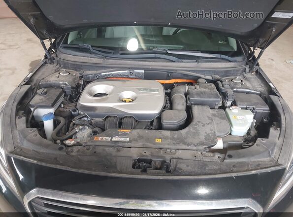 KMHE14L20HA066752 2017 HYUNDAI SONATA PLUG-IN HYBRID Черный Вид сзади