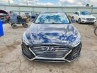 2019 Hyundai Sonata Черный vin: KMHE14L28KA091440