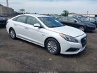 2016 Hyundai Sonata Hybrid Se White vin: KMHE24L11GA028773