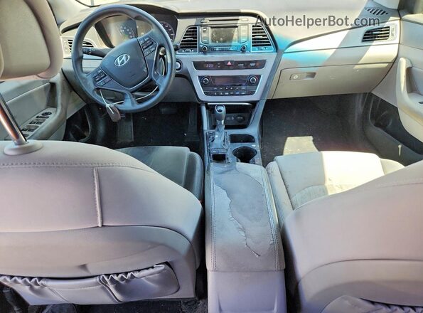 KMHE24L15GA014214 2016 HYUNDAI SONATA Серебряный Вид панели приборов