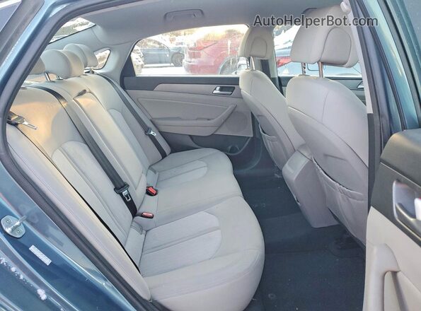 KMHE24L16GA012911 2016 HYUNDAI SONATA Green Widok tylnych siedzeń