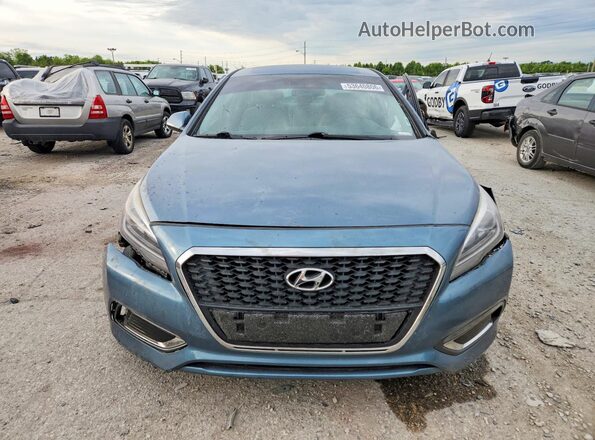 KMHE24L16GA035315 2016 HYUNDAI SONATA Синий Вид спереди