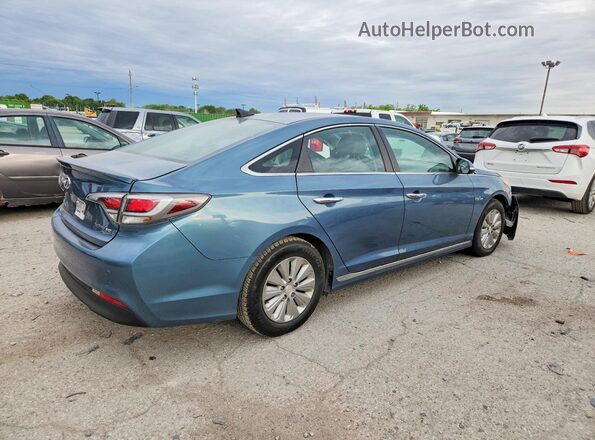 KMHE24L16GA035315 2016 HYUNDAI SONATA Синий Задняя правая четверть