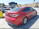 2016 Hyundai Sonata Hybrid Se Красный vin: KMHE24L17GA011685