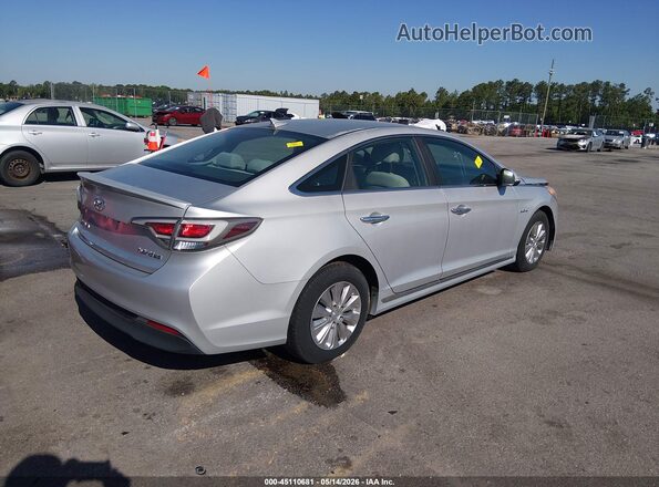 KMHE24L17GA038482 2016 HYUNDAI SONATA HYBRID Silver Tył prawy