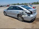 2017 Hyundai Sonata Hybrid Se Silver vin: KMHE24L39HA075438