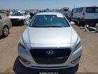2017 Hyundai Sonata Hybrid Se Silver vin: KMHE24L39HA075438