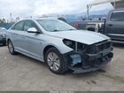 2019 Hyundai Sonata Hybrid Se Silver vin: KMHE24L3XKA091056