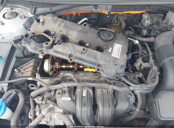 KMHE34L10GA020595 2016 HYUNDAI SONATA HYBRID Серебряный Вид спереди