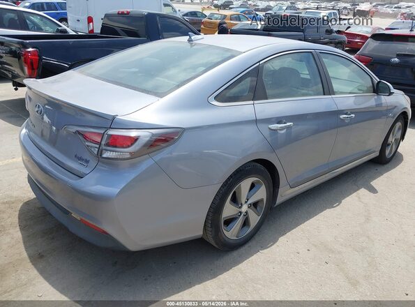 KMHE34L16GA012940 2016 HYUNDAI SONATA HYBRID Silver Tył prawy