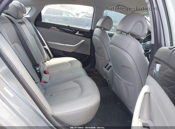 KMHE34L16GA012940 2016 HYUNDAI SONATA HYBRID Silver Widok naklejki z numerem VIN