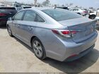 2016 Hyundai Sonata Hybrid Limited Silver vin: KMHE34L16GA012940