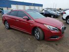 2016 Hyundai Sonata Hybrid Limited Red vin: KMHE34L17GA017774