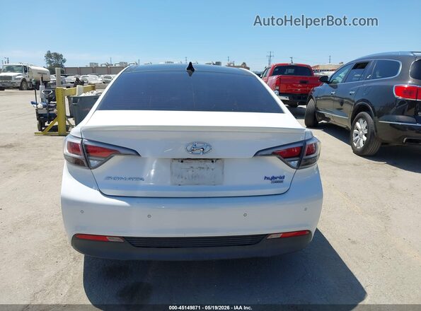 KMHE34L17HA047875 2017 HYUNDAI SONATA HYBRID Белый 