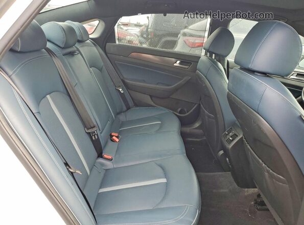 KMHE34L34KA087579 2019 HYUNDAI SONATA Белый Вид задних сидений