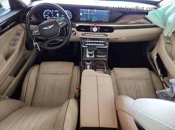 KMHG34JA6HU026221 2017 GENESIS G90 Черный Вид панели приборов