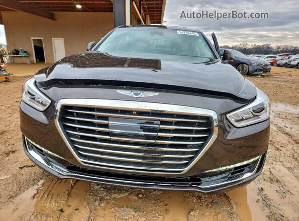 KMHG34JAXHU026688 2017 GENESIS G90 Коричневый Вид спереди