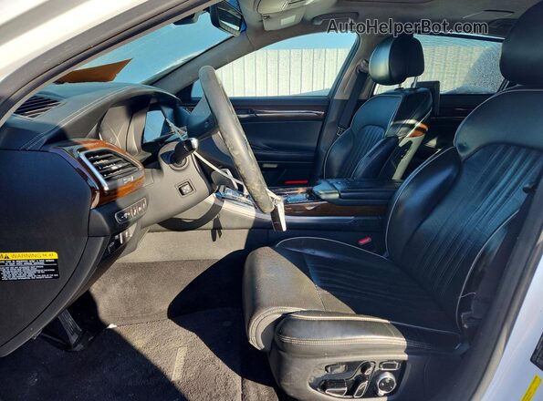 KMHG54JH4JU044679 2018 GENESIS G90 Белый Вид салона спереди