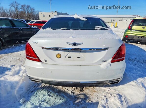KMHG54JH4JU044679 2018 GENESIS G90 Белый Вид сзади