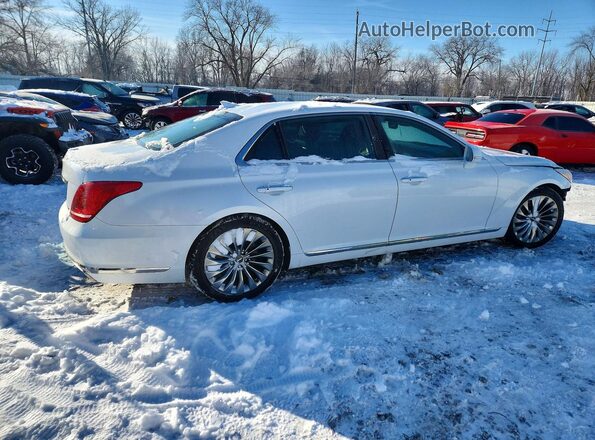 KMHG54JH4JU044679 2018 GENESIS G90 Белый Задняя правая четверть