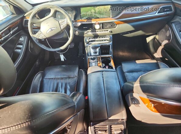KMHG54JH4JU044679 2018 GENESIS G90 Белый Вид панели приборов