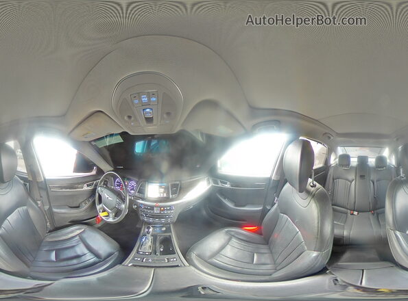 KMHGN4JE2HU170104 2017 GENESIS G80 White Widok naklejki z numerem VIN
