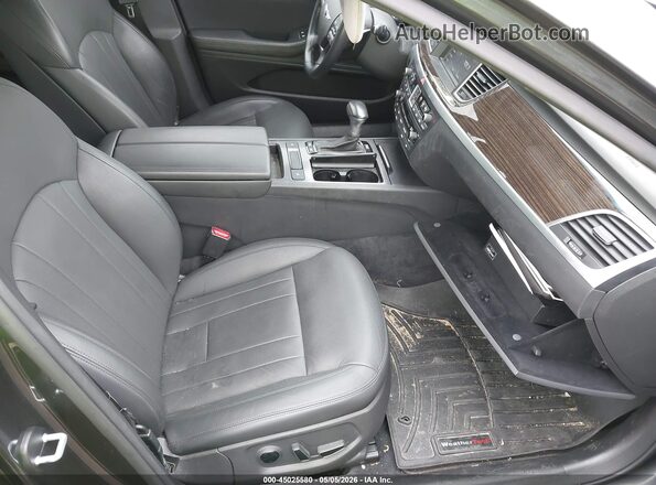 KMHGN4JEXJU265550 2018 GENESIS G80 Gray Widok wnętrza z przodu